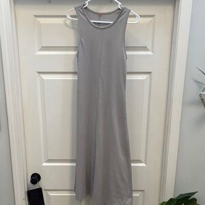 Lunya Soft Gray Sleeveless Maxi Dress